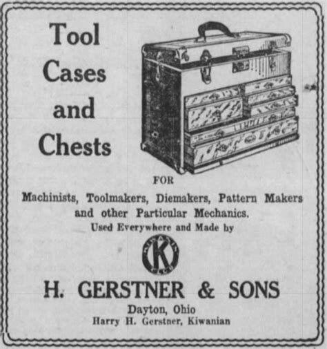 has h gerstner and sons ever made a metal box|gerstner stencil history.